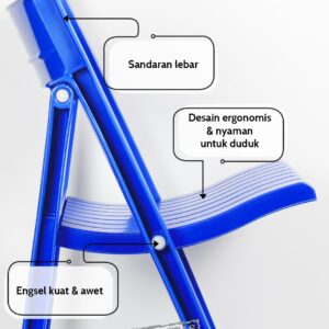 KURSI PLASTIK LIPAT INDOOR OUTDOOR LION STAR FC-8 FOLDING CHAIR: Solusi Kursi Lipat Modern yang Praktis, Ringan, dan Multifungsi