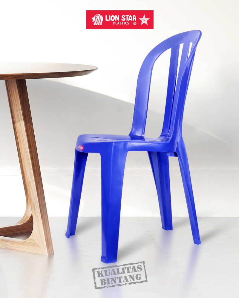 KURSI PLASTIK SANDARAN LION STAR TIPE EC-8 TIVOLI CHAIR: Kursi Plastik Sandaran Modern yang Kokoh, Nyaman, dan Serbaguna