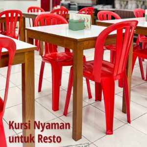 KURSI PLASTIK SANDARAN LION STAR TIPE EC-8 TIVOLI CHAIR: Kursi Plastik Sandaran Modern yang Kokoh, Nyaman, dan Serbaguna