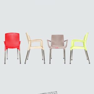 KURSI PLASTIK SANDARAN LION STAR EC-38 AMALFI CHAIR (MOTIF ROTAN): Kursi Plastik Modern Motif Rotan yang Elegan dan Nyaman