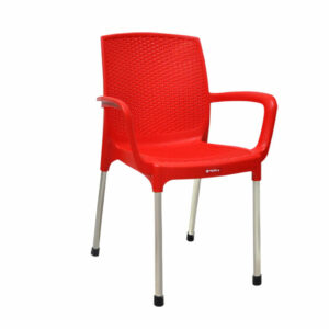 KURSI PLASTIK SANDARAN LION STAR EC-38 AMALFI CHAIR (MOTIF ROTAN): Kursi Plastik Modern Motif Rotan yang Elegan dan Nyaman