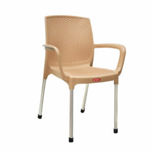 KURSI PLASTIK SANDARAN LION STAR EC-38 AMALFI CHAIR (MOTIF ROTAN): Kursi Plastik Modern Motif Rotan yang Elegan dan Nyaman