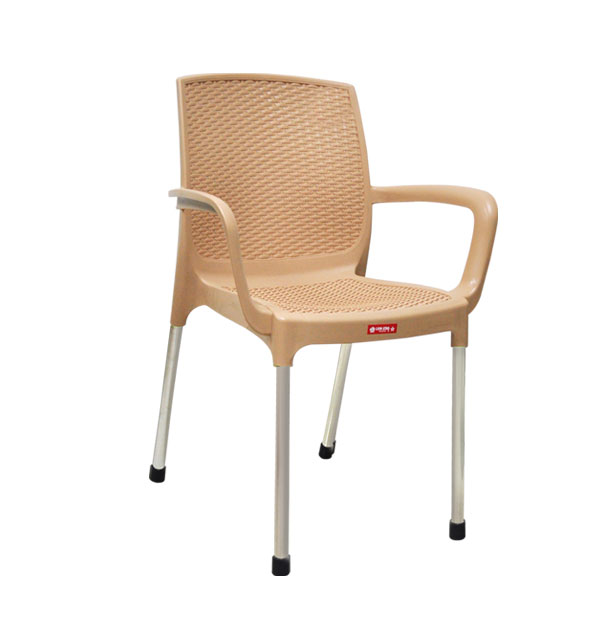 KURSI PLASTIK SANDARAN LION STAR EC-38 AMALFI CHAIR (MOTIF ROTAN): Kursi Plastik Modern Motif Rotan yang Elegan dan Nyaman