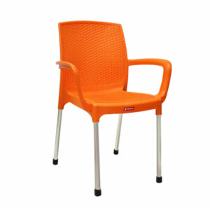 KURSI PLASTIK SANDARAN LION STAR EC-38 AMALFI CHAIR (MOTIF ROTAN): Kursi Plastik Modern Motif Rotan yang Elegan dan Nyaman