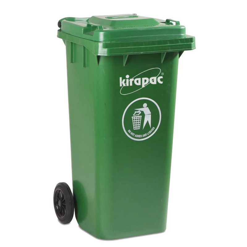 TEMPAT SAMPAH BESAR PLASTIK 120 LITER KIRAPAC KLX 9120 DUSTBIN: Solusi Tempat Sampah Outdoor Praktis, Kuat & Tahan Lama
