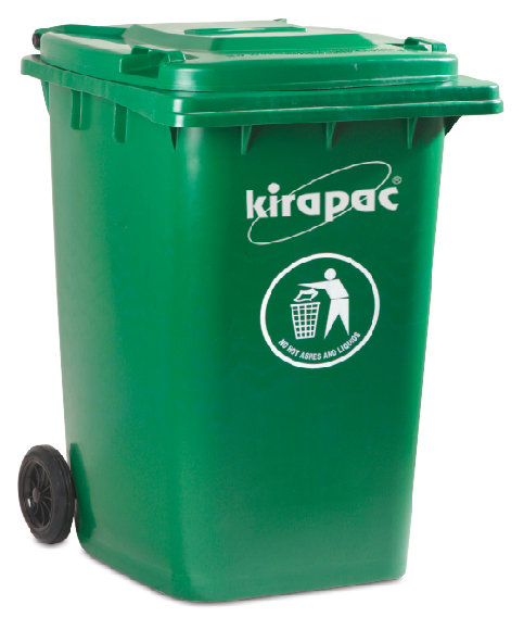 TEMPAT SAMPAH BESAR PLASTIK 240 LITER KIRAPAC TIPE KLX 9240: Solusi Profesional untuk Pengelolaan Sampah Skala Besar