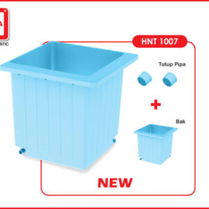 BAK AIR KAMAR MANDI PLASTIK KOTAK 220 LITER HANATA HNT 1007: Solusi Bak Air Kapasitas Besar yang Kuat, Higienis, dan Tahan Lama untuk Rumah Tangga Indonesia