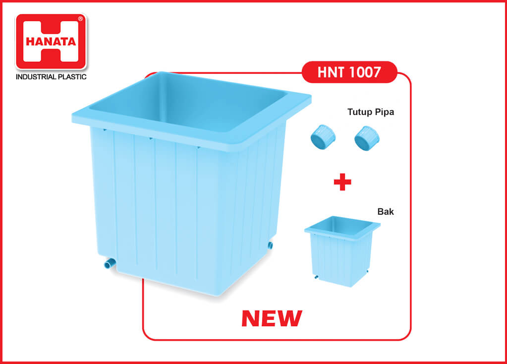 BAK AIR KAMAR MANDI PLASTIK KOTAK 220 LITER HANATA HNT 1007: Solusi Bak Air Kapasitas Besar yang Kuat, Higienis, dan Tahan Lama untuk Rumah Tangga Indonesia