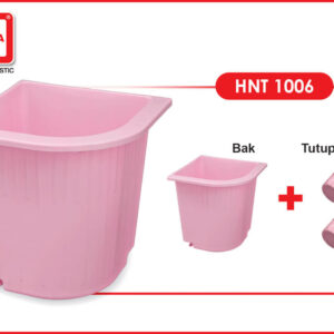 BAK AIR KAMAR MANDI PLASTIK OVAL SUDUT 120 LITER HANATA HNT 1006: Solusi Penyimpanan Air Modern untuk Kamar Mandi yang Lebih Rapi, Hemat Ruang, dan Higienis