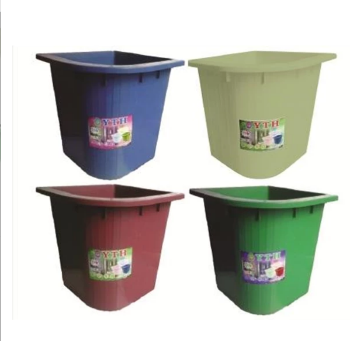 BAK AIR KAMAR MANDI PLASTIK SUDUT 80 LITER YTH 73 WARNA BIRU, HIJAU, IVORY & MARUN | RAJA PLASTIK INDONESIA