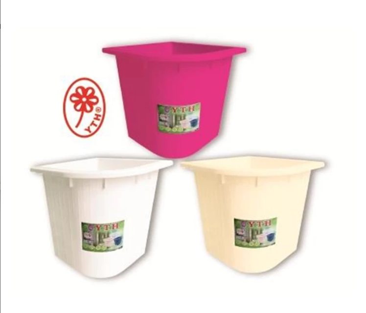 BAK AIR KAMAR MANDI PLASTIK SUDUT 80 LITER YTH 73 WARNA PUTIH, PINK & CREAM | RAJA PLASTIK INDONESIA