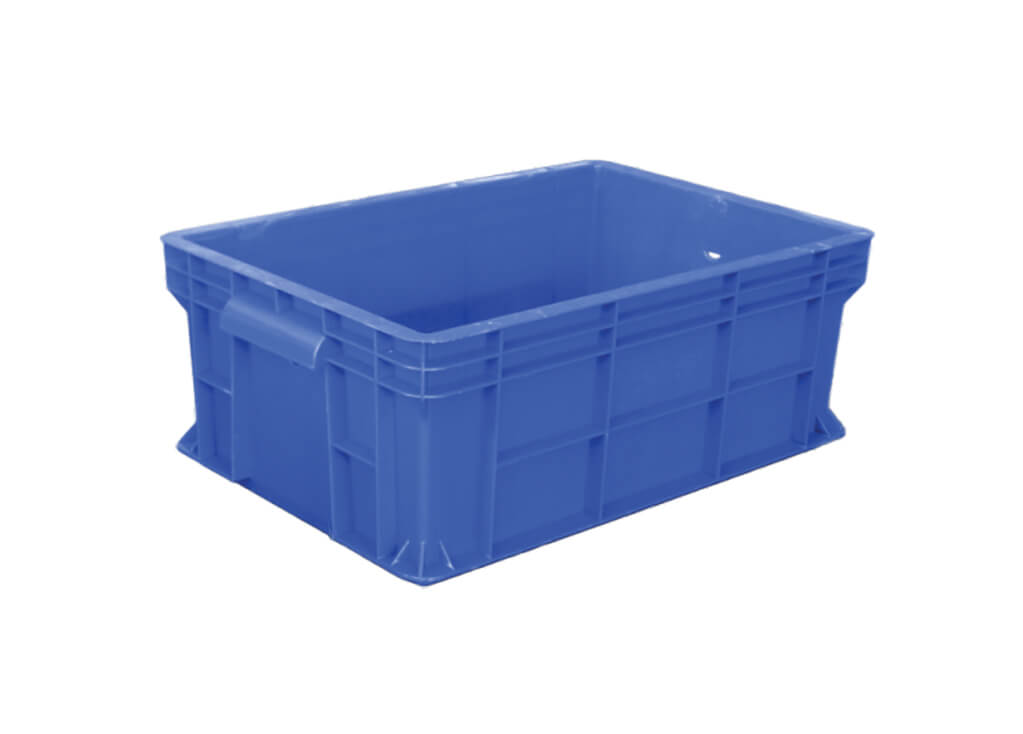 KERANJANG INDUSTRI CONTAINER BOX PLASTIK RAPAT HANATA HNT 2303S UKURAN 41,5 x 28,5 x 16,5 CM | RAJA PLASTIK INDONESIA