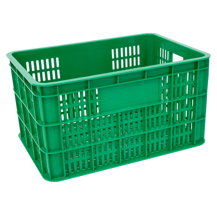 KERANJANG INDUSTRI CONTAINER BOX PLASTIK ATARI TIPE 9887 L (LUBANG), UKURAN 496 x 353 x 270 mm: Solusi Penyimpanan Profesional untuk Berbagai Kebutuhan Industri