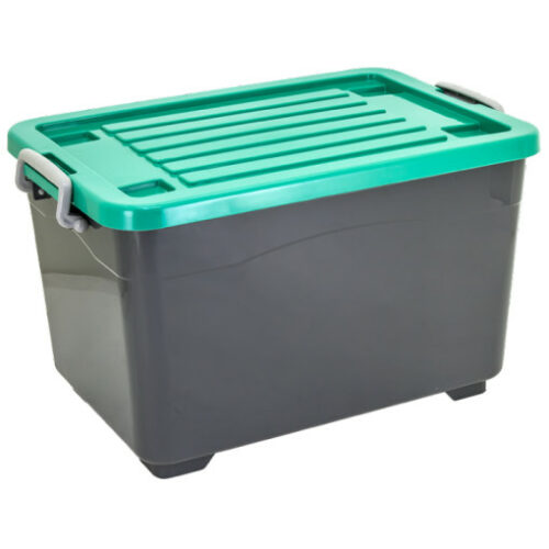 CONTAINER BOX PLASTIK SERBAGUNA 50 LITER ATARI 9860, UKURAN 580 x 382 x 345 mm: Solusi Penyimpanan Modern yang Kuat, Praktis, dan Tahan Lama