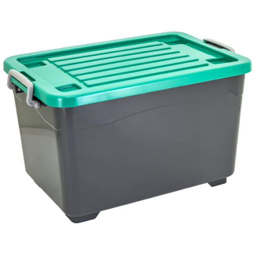 CONTAINER BOX PLASTIK SERBAGUNA 50 LITER ATARI 9860, UKURAN 580 x 382 x 345 mm: Solusi Penyimpanan Modern yang Kuat, Praktis, dan Tahan Lama
