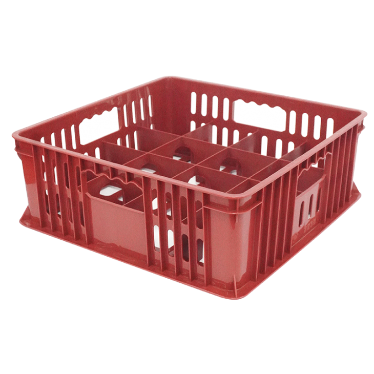 CONTAINER BOX PLASTIK WADAH GELAS ISI 16 LUBANG ATARI 9893 L UKURAN 403 x 403 x 150 mm | RAJA PLASTIK INDONESIA