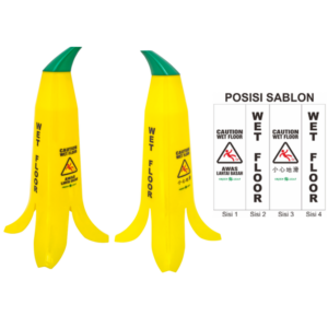 Jual PAPAN TANDA PERINGATAN LANTAI BASAH GREEN LEAF 1904 BANANA SIGN CONE Berkualitas di Indonesia