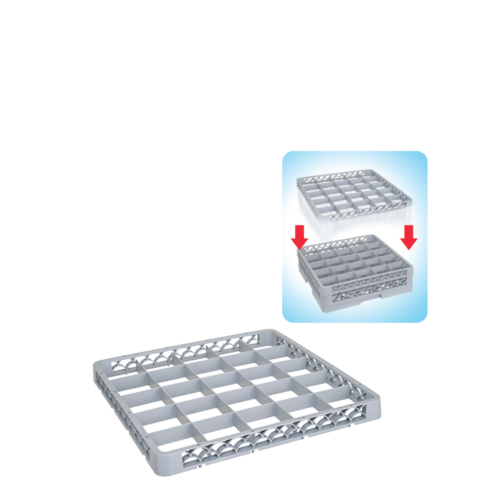 KRAT RAK CUCI GELAS ISI 25 GREEN LEAF TIPE 2213 - X YUKAKO DISH RACK EXTENSION | RAJA PLASTIK INDONESIA