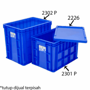 INDUSTRIAL CONTAINER BOX KERANJANG PLASTIK GREEN LEAF 2302 P INDUSTRIAL CONTAINER BOX KERANJANG PLASTIK GREEN LEAF 2302 P UKURAN 435 x 283 x 366 mm | RAJA PLASTIK INDONESIA
