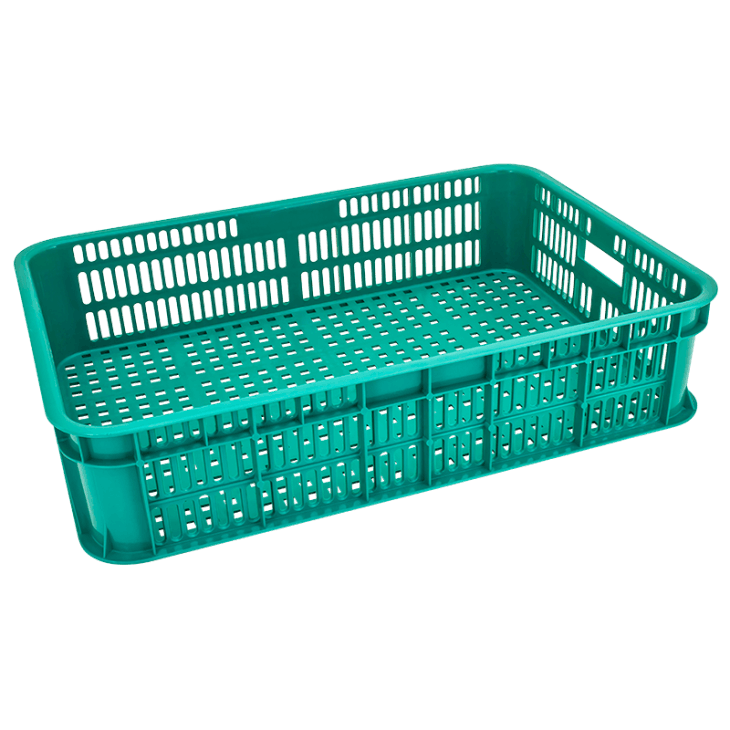 KERANJANG INDUSTRI KECIL CONTAINER BOX PLASTIK ATARI TIPE 9976 L (LUBANG), UKURAN 602 x 416 x 139 mm: Solusi Penyimpanan Praktis, Higienis, dan Efisien untuk Berbagai Kebutuhan Industri