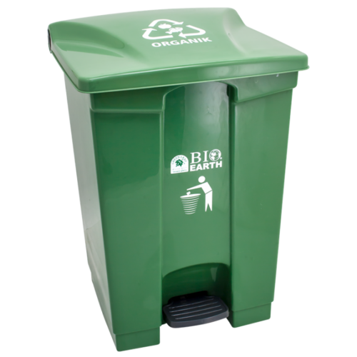 TEMPAT SAMPAH INJAK PLASTIK 50 LITER GL BIO DUSTBIN 2169 OR (ORGANIC PRINTING): Solusi Tempat Sampah Injak 50 Liter Berkualitas untuk Pemilahan Sampah Organik