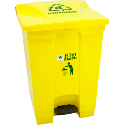 TEMPAT SAMPAH INJAK PLASTIK 50 LITER GL BIO DUSTBIN 2169 ANOR (ANORGANIC PRINTING) | RAJA PLASTIK INDONESIA