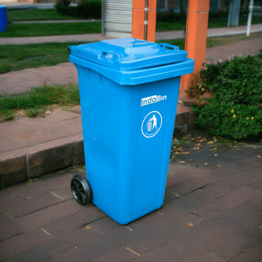 TEMPAT SAMPAH PLASTIK BESAR 120 LITER INDOBIN TIPE B120P – Solusi Tempat Sampah HDPE Premium untuk Industri, HORECA, Perkantoran dan Fasilitas Umum