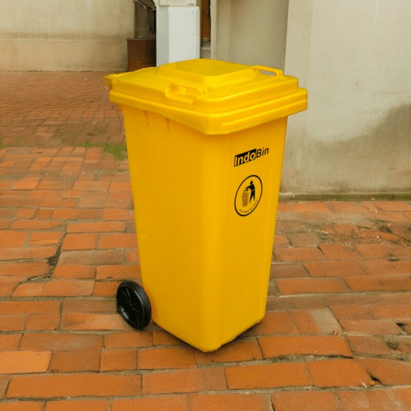 TEMPAT SAMPAH PLASTIK BESAR 120 LITER INDOBIN TIPE B120P – Solusi Tempat Sampah HDPE Premium untuk Industri, HORECA, Perkantoran dan Fasilitas Umum