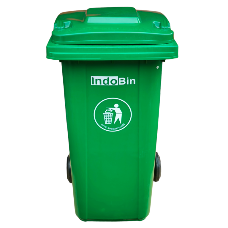 TEMPAT SAMPAH PLASTIK BESAR 240 LITER INDOBIN TIPE B240P: Solusi Tempat Sampah Plastik HDPE 240 Liter Berkualitas Industri untuk Area Komersial, Perkantoran, Pabrik, dan Fasilitas Umum