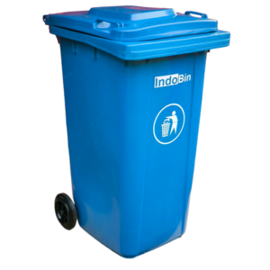 TEMPAT SAMPAH PLASTIK BESAR 240 LITER INDOBIN TIPE B240P: Solusi Tempat Sampah Plastik HDPE 240 Liter Berkualitas Industri untuk Area Komersial, Perkantoran, Pabrik, dan Fasilitas Umum
