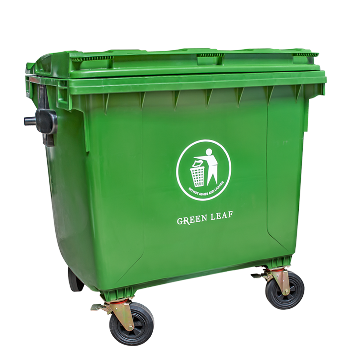 TEMPAT SAMPAH SUPER JUMBO 1100 LITER GREEN LEAF BIO DUSTBIN TIPE 2307 TP (TANPA PIJAKAN): Solusi Tempat Sampah Industrial Berkapasitas Super Jumbo untuk Pengelolaan Sampah Skala Besar