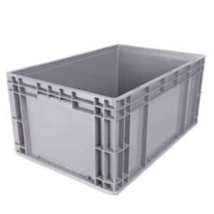 BOX CONTAINER PLASTIK INDUSTRI LINHUI EU64280 UKURAN 60x40x28 CM | RAJA PLASTIK INDONESIA