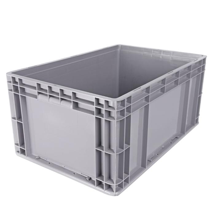 BOX CONTAINER PLASTIK INDUSTRI LINHUI EU64280 UKURAN 60x40x28 CM | RAJA PLASTIK INDONESIA