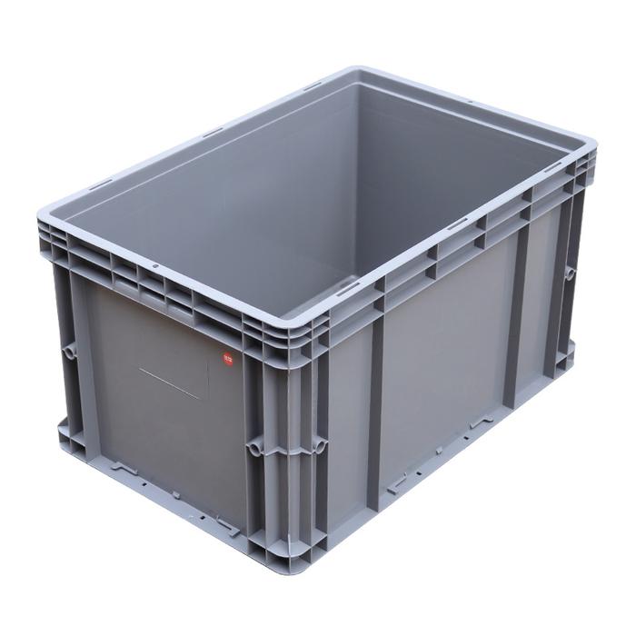 BOX CONTAINER PLASTIK INDUSTRI LINHUI EU64340 (Thickened Bottom) UKURAN 60x40x34 CM | RAJA PLASTIK INDONESIA