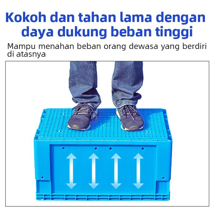 BOX PLASTIK CONTAINER LOGISTIK & INDUSTRI SERBAGUNA LINHUI EU 43147 UKURAN 40x30x14,7 CM STANDAR INTERNASIONAL: Solusi Box Plastik Serbaguna untuk Kebutuhan Logistik, Industri, Gudang, dan Distribusi