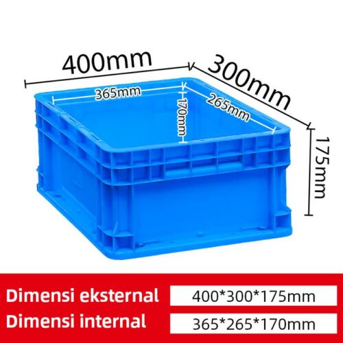 BOX PLASTIK CONTAINER LOGISTIK & INDUSTRI SERBAGUNA LINHUI EU 43175 BOX PLASTIK CONTAINER LOGISTIK & INDUSTRI SERBAGUNA LINHUI EU 43175 UKURAN 40x30x17,5 CM STANDAR INTERNASIONAL | RAJA PLASTIK INDONESIA