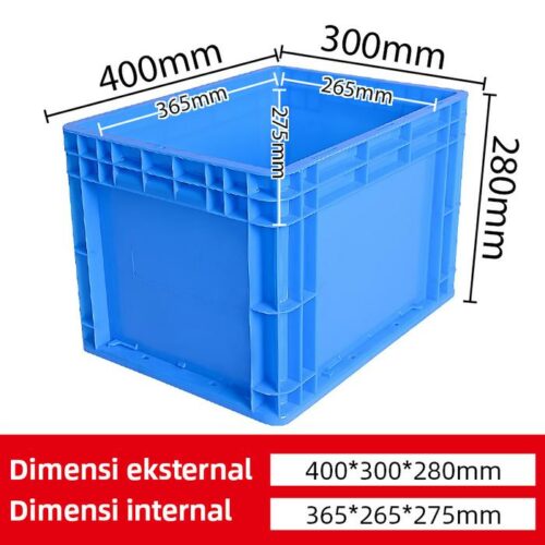 BOX PLASTIK CONTAINER LOGISTIK & INDUSTRI SERBAGUNA LINHUI EU 43280 BOX PLASTIK CONTAINER LOGISTIK & INDUSTRI SERBAGUNA LINHUI EU 43280 UKURAN 40x30x28 CM STANDAR INTERNASIONAL | RAJA PLASTIK INDONESIA