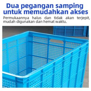 KERANJANG INDUSTRI BESAR JUMBO LINHUI 1 METER BASKET 385 LITER UKURAN 103x68x55 CM | RAJA PLASTIK INDONESIA