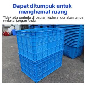KERANJANG INDUSTRI BESAR JUMBO LINHUI 1 METER BASKET 385 LITER UKURAN 103x68x55 CM | RAJA PLASTIK INDONESIA