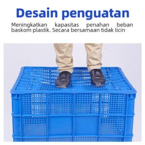 KERANJANG INDUSTRI BESAR PLASTIK LINHUI TIPE 755 BASKETS (5) KERANJANG INDUSTRI BESAR PLASTIK LINHUI TIPE 755 BASKETS UKURAN 80,5 x 57,5 x 51 CM | RAJA PLASTIK INDONESIA