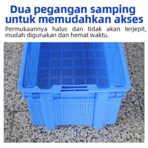 KERANJANG INDUSTRI PLASTIK SERBAGUNA LINHUI 600 OFFSET BASKETS 60x40x31 CM | RAJA PLASTIK INDONESIA