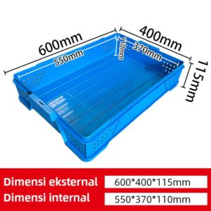 KERANJANG ROTI PLASTIK 60x40x11,5 CM LINHUI BREAD BASKETS | RAJA PLASTIK INDONESIA