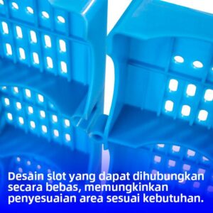 PALET FLOORING PLASTIK 100x60x5 CM LINHUI 1006 | ALAS GUDANG ANTI LEMBAB MULTIFUNGSI