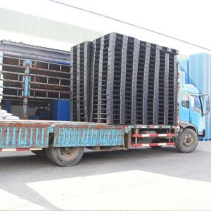 PALLET PLASTIK BARU MURAH LINHUI 1111 HITAM STACKABLE (3) PALLET PLASTIK BARU MURAH LINHUI 1111 HITAM STACKABLE 100x100x15 CM | RAJA PLASTIK INDONESIA