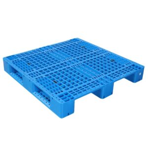 PALLET PLASTIK BARU WARNA BIRU LINHUI 1111 RACKABLE 110x110x15 CM untuk Kebutuhan Industri dan Gudang