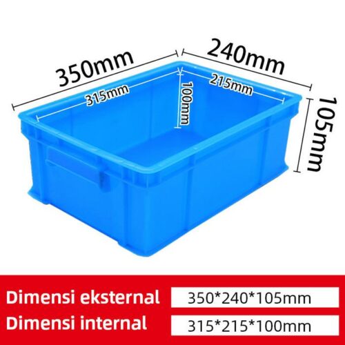 BOX PLASTIK CONTAINER INDUSTRI SERBAGUNA LINHUI TIPE 320-3 BOX PLASTIK CONTAINER INDUSTRI SERBAGUNA LINHUI TIPE 320-3 UKURAN 35x24x10,5 CM | RAJA PLASTIK INDONESIA