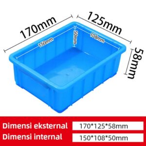 KERANJANG PLASTIK BOX KECIL INDUSTRI LINHUI TIPE 1 KERANJANG PLASTIK BOX KECIL INDUSTRI LINHUI TIPE 1,2,3 & 4 (4 Ukuran) | RAJA PLASTIK INDONESIA