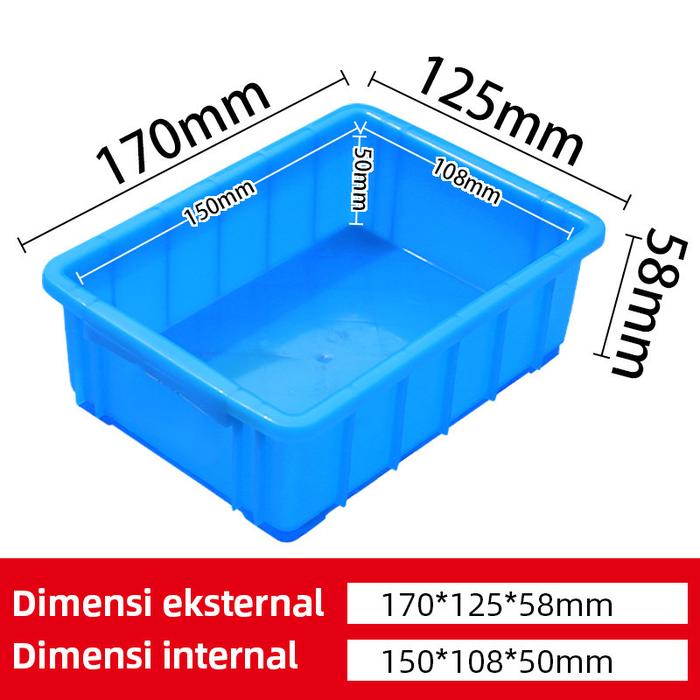KERANJANG PLASTIK BOX KECIL INDUSTRI LINHUI TIPE 1,2,3 & 4 (4 Ukuran) | RAJA PLASTIK INDONESIA