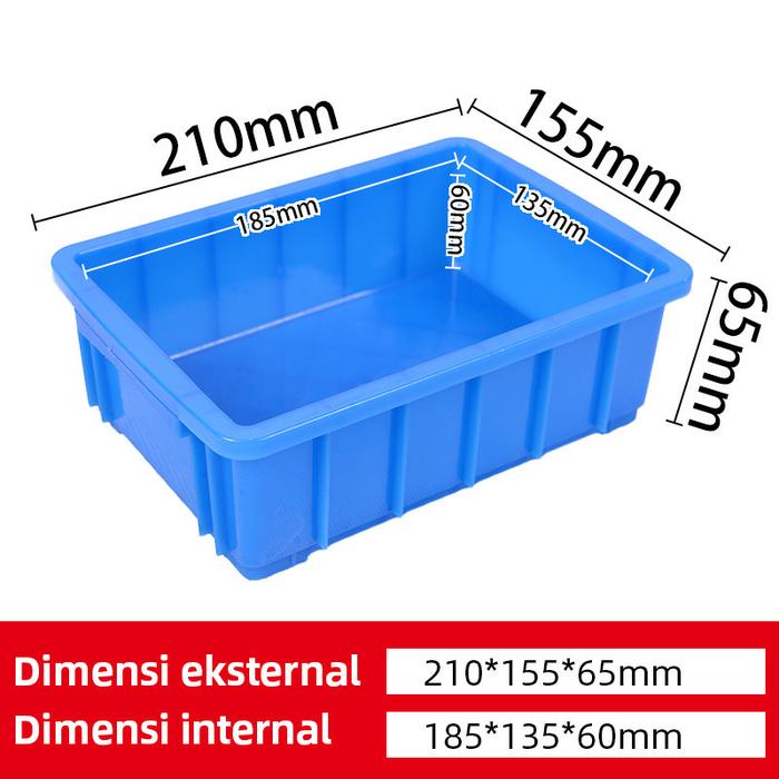 KERANJANG PLASTIK BOX KECIL INDUSTRI LINHUI TIPE 1,2,3 & 4 (4 Ukuran) | RAJA PLASTIK INDONESIA