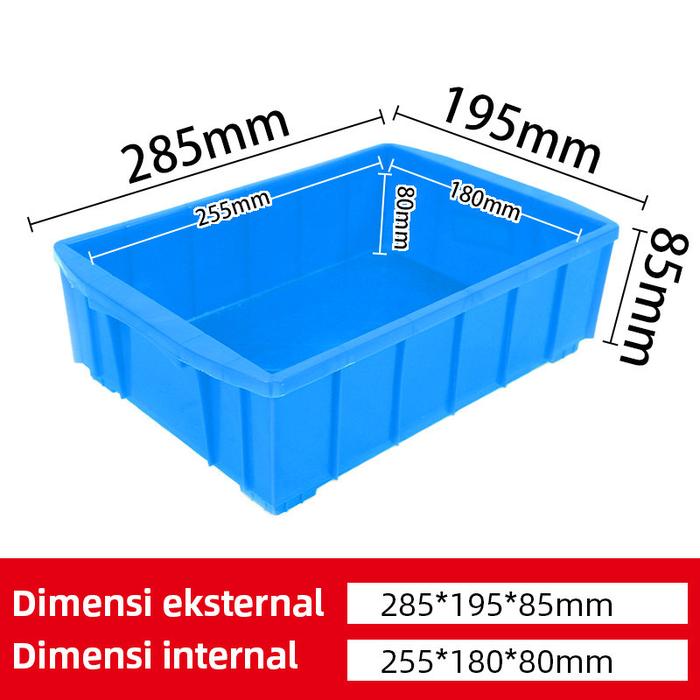 KERANJANG PLASTIK BOX KECIL INDUSTRI LINHUI TIPE 1,2,3 & 4 (4 Ukuran) | RAJA PLASTIK INDONESIA